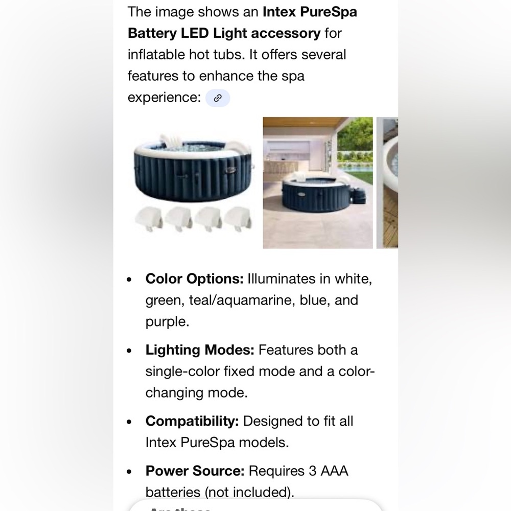 Intex LED Pool Light - Green - Picture 16 of 16